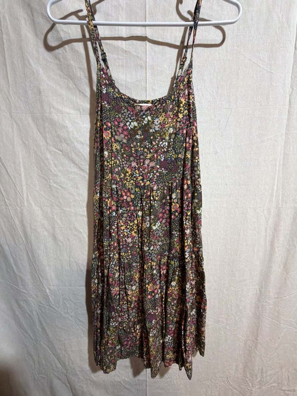 Mossimo Supply Co. Floral Cami Midi Dress Size L